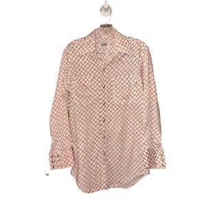 Lee vintage pearl snap floral western button up